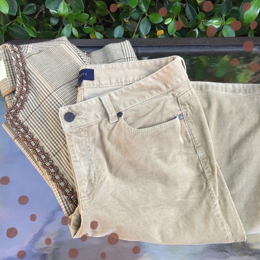DONATING SUNDAY Talbots corduroys